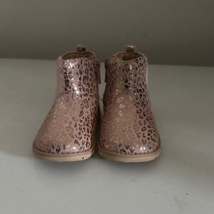 Stride Rite Pink Leopard Kids Boots